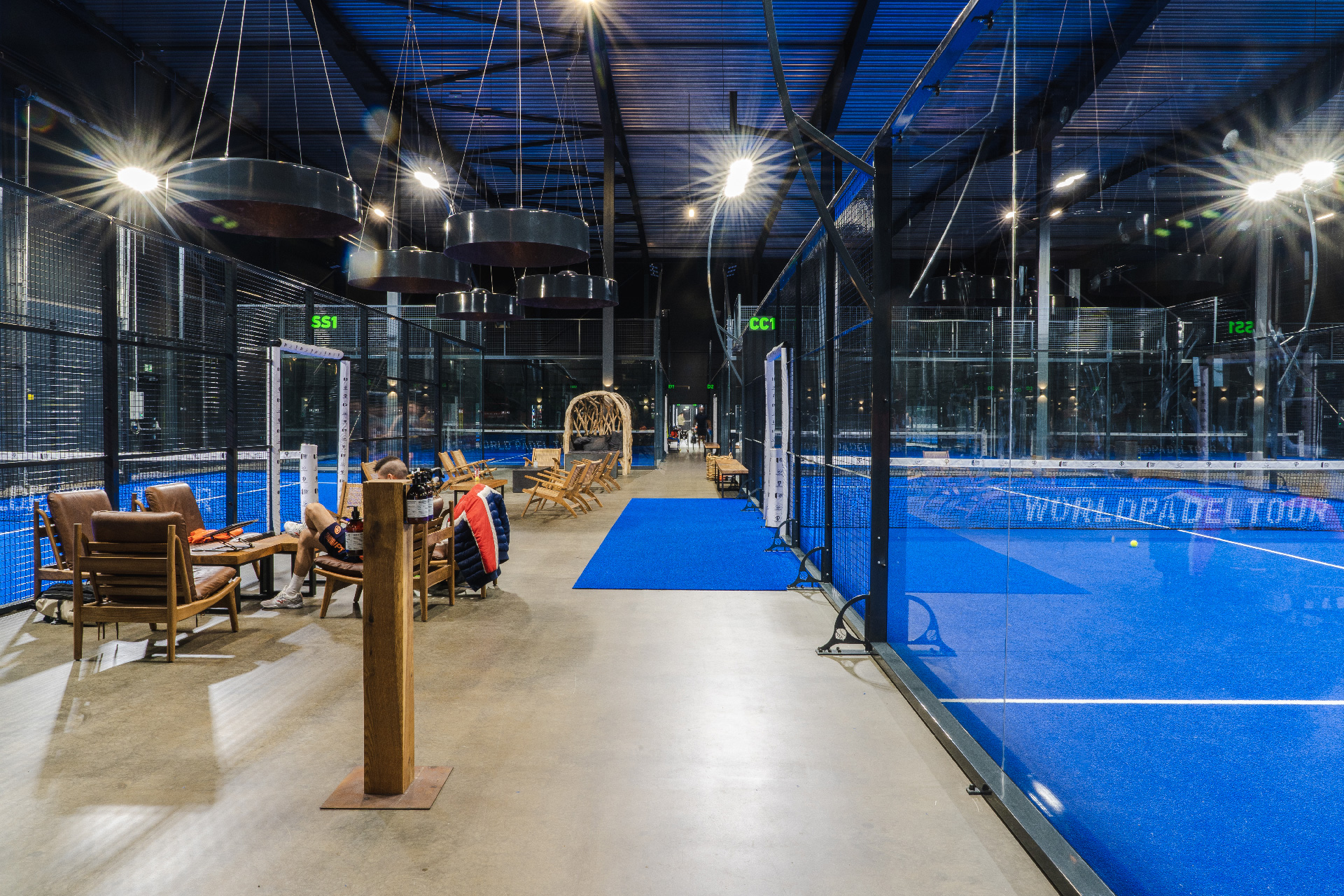 Padel Padel way finding by ON.AD