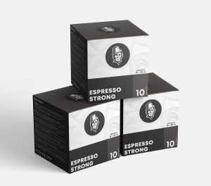 Emballage Design af ON.AD for Kaffekapslen
